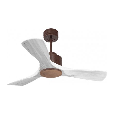 Modulo de KlassFan - Super destratificateur et ventilateur DC 106 cm Marron  pales bois blanc  sans Lumière  15 à 20 m²