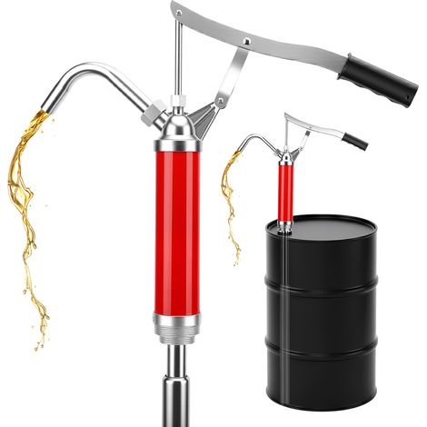 Pompe à Baril Manuelle à Levier Réglable , Robuste et Durable, Utilisée pour Transporter du Carburant, du et d'autres Liquides