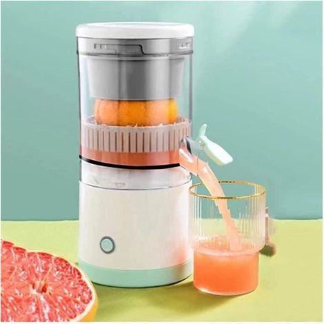 1 unité presse agrumes électrique, sans fil rechargeable USB-C, pour orange citron pamplemousse, extraction lente et silencieuse, idéal petit-déjeuner et voyage