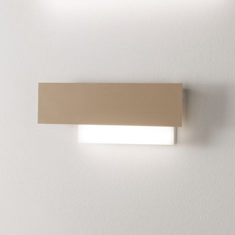 Applique moderno gea luce doha ap 15w led 220v alluminio metacrilato lampada parete (1/5)