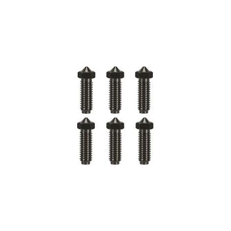 6 ugelli in acciaio temprato per Anycubic Kobra 2, accessorio per stampante 3D, ugelli in acciaio temprato da 0,4 mm, resistenti alle alte temperature per Anycubic Kobra 2, Kobra 2 Neo, 2 Pro, 2 Plus (1/5)