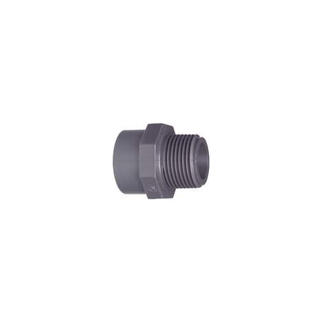 GF PVC Übergangsmunippel 16 x 3/8" AG PN16, 721910705