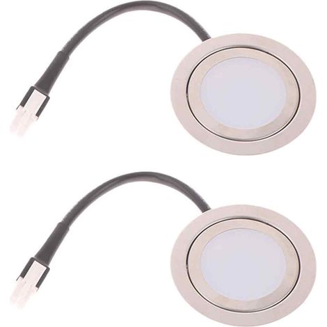 Pièce de rechange pour 2 st Köksfläktslampor, Rostfritt Stål Köksfläkt LED Lampa Ersättning Infälld Köksfläktslampa As Shown (1/5)