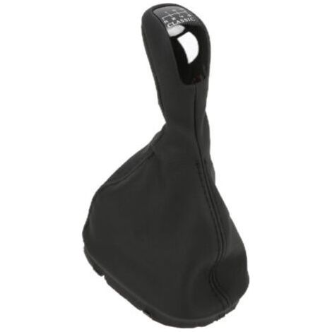 Pommeau de levier de vitesse en cuir PU noir pour Mercedes-Benz Classe C W203 S203 (1/4)