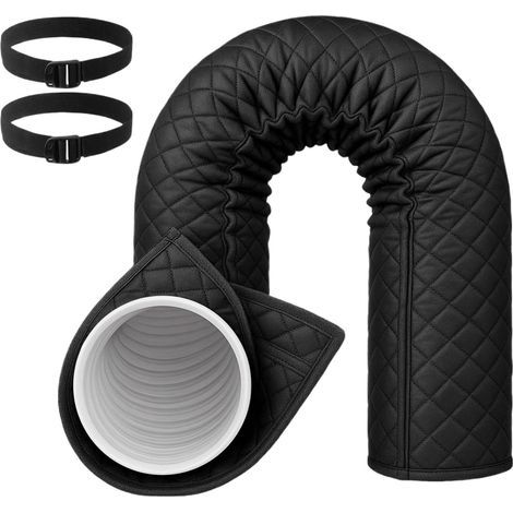 Manchon D'isolation Portable Pour Tuyau AC 59inch Couvercle De Conduit D'aération Isolé Pour Tuyau D'échappement De 12,7 À 15 Cm De Diamètre, Facile À Installer (1/5)