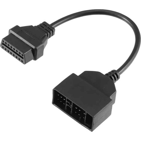 Adaptateur OBD1-22 Broches vers OBD2-16 Broches - Pour Diagnostics Électroniques Véhicules Toyota - 1 Pièce