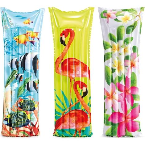 INTEX 59720 - Luftmatratze - Fashion (183x69cm) 3fach sortiert