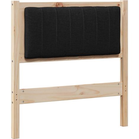 Maison Exclusive - Gepolstertes Kopfteil Braun 75 cm Massives Kie
