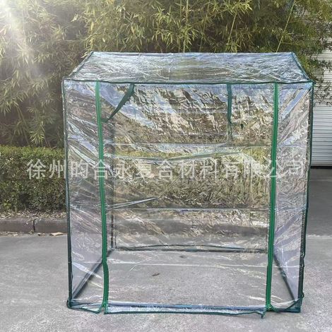 Housse transparente étanche de remplacement serre grand toit incliné dimensions 130 90 150 culture fleurs légumes (1/3)