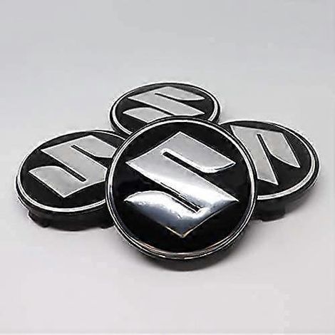 Lot de 4 enjoliveurs centraux de 60 mm pour tous les modèles Suzuki, remplacement direct, amélioration esthétique des jantes (1/5)