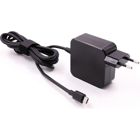 Adaptateur secteur USB-C 45 W, 5 V 2 A - 20 V 2,25 A. Prise : prise murale USB-C - 5 V 2 A, 9 V 2 A, 12 V 2 A, 15 V 3 A, 20 V 2,25 A. (1/5)