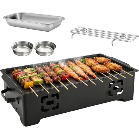Plaque Chauffante pour Barbecue, Antiadhésive, Aluminium, avec Bougies Plaque chauffante BBQ antiadhésive alu, avec bougies, chaleur uniforme, garde au chaud (1/5)