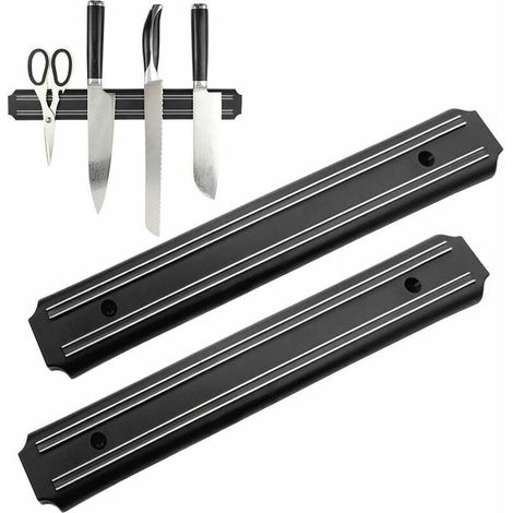Magnetischer Messerhalter, 2 Stück, 38 cm, magnetische Messerleiste, Werkzeughalter, magnetischer Messerständer, wandmontierter Messerhalter, magnetische Messerleiste (1/5)