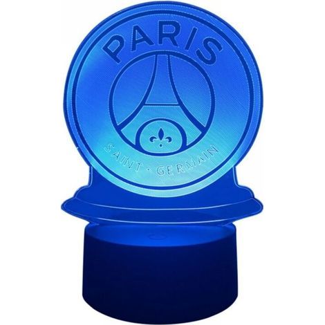 Veilleuse LED 3D illusion PSG – Lampe de bureau en acrylique 5mm – 7 couleurs – Fonctionnement USB ou piles AA - CLUB 3 D (1/5)