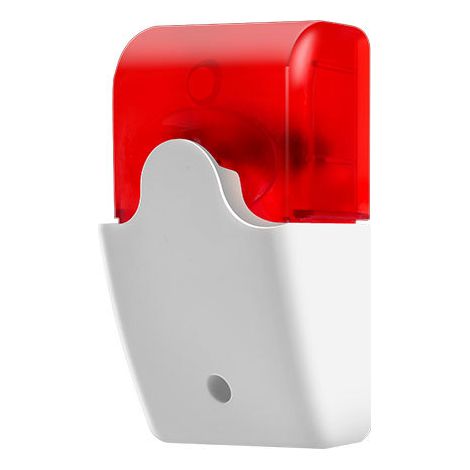 Alarme sirène filaire 2 pièces, avertisseur sonore strobe 12V DC, signalisation lumineuse rouge, dispositif d'alerte pour système de sécurité maison (1/5)