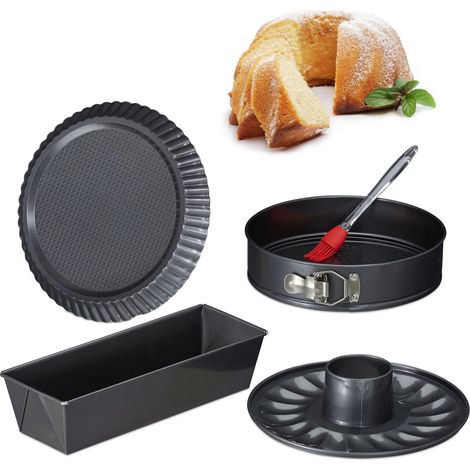 Juego de moldes para hornear de 5 piezas