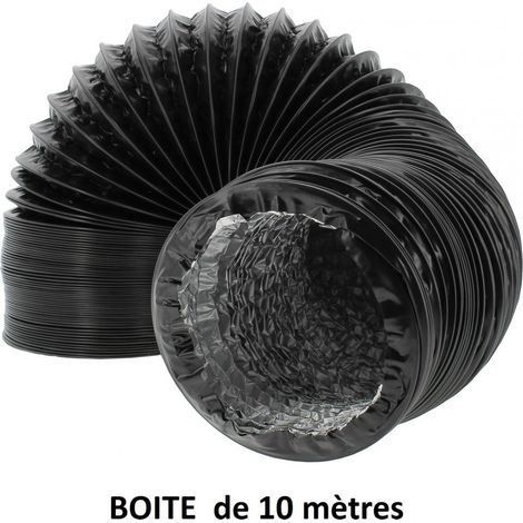 Gaine ALU et PVC Ø 80mm - boite de 10 mètres - Rodwin Ventilation