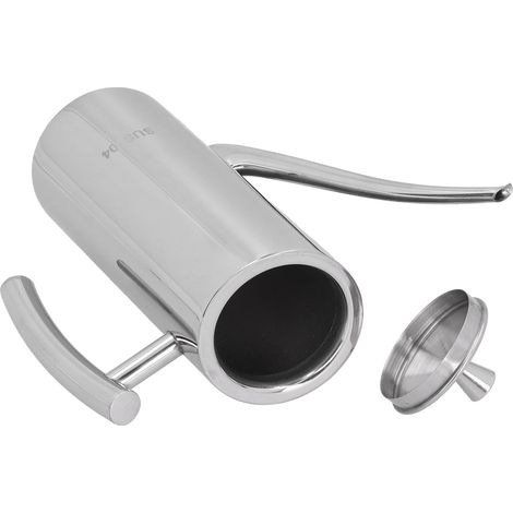 Pot à huile en acier inoxydable 304 anti-goutte et étanche, bouteille distributrice d'huile pour usage en cuisine (700 ml) (1/5)