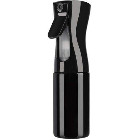 Flacon pulvérisateur à brume fine continue, spray haute pression rechargeable, 300 ml, noir (1/5)
