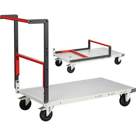 Klappbarer Plattformwagen - Platte 850x495mm - Tragkraft 250kg - Transportwagen montiert geliefert - 806721111