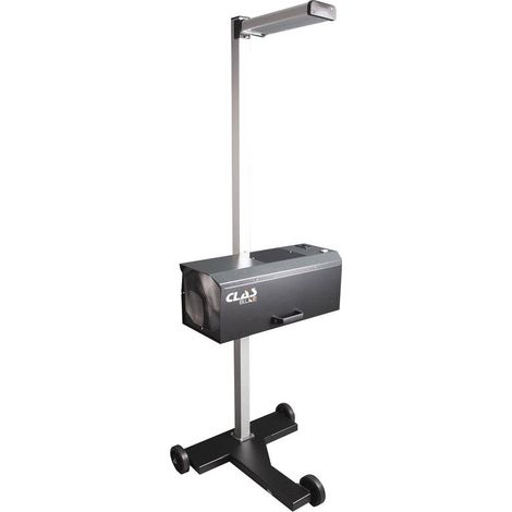 Clas – Réglophare standard pour phares Xénon, Halogène, LED – Aligneur miroir, luxmètre digital, colonne alu 20-150cm – Boîtier métal inclinaison réglable (1/4)