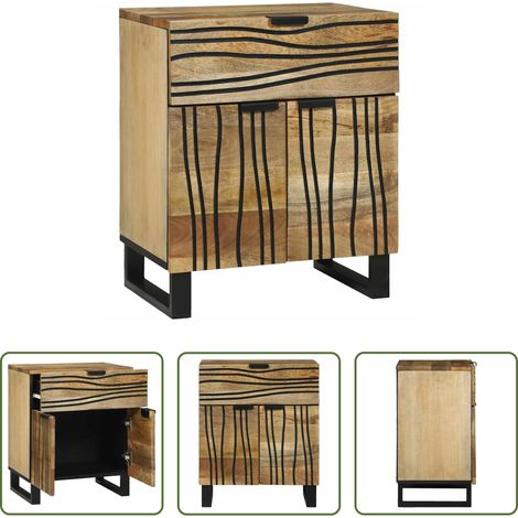 vidaXL Akazienholz Nachttisch -  Nachttisch Braun 50 x 33 x 60 cm Massivholz Akazie (1/5)