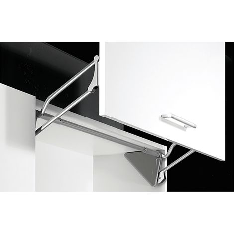 Hettich MB-Hochliftbeschl., einstell., Lift Advanced HL 9079599, ALU grau silb. pulverb.