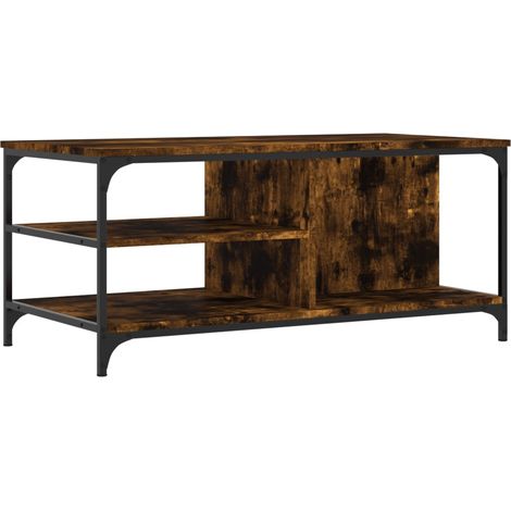 Maison Exclusive - Couchtisch Räuchereiche 100x50x45 cm Holzwerks