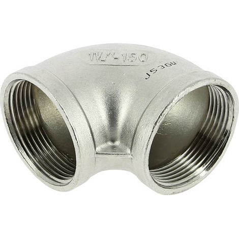 Coude 90° inox égal Femelle 1"1/2