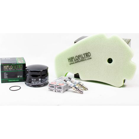 Kit Révision Filtres Bougies pour PIAGGIO MP3 500 HPE Sport Advanced ABS de 2019 à 2020 - Sans Huile
