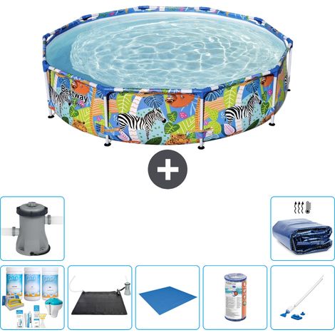 Bestway Bestway Steel Pro Ronde - Jungle - 305x66 cm - 8-pièces  S21641 (1/5)