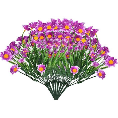 Flores Artificiales - Resistente A Los Rayos UV - Para Exterior E Interior - 8 Paquetes (1/5)