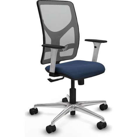 Chaise de bureau piqueras y crespo Motilla blanc support lombaire (1/2)