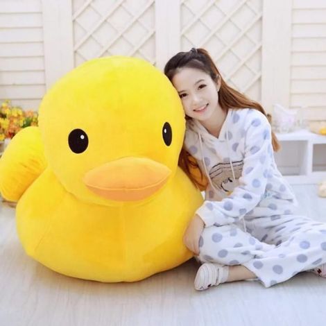 Peluche géante - - Canard jaune - 20 cm - Doux - Décoration intérieure (1/5)