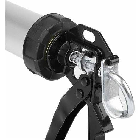 Pistola de calafateo de silicona de 600 ml con 10 boquillas (1/3)