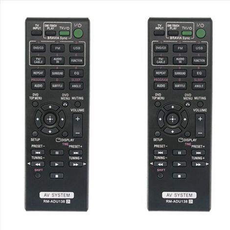 2X RM-ADU138 Télécommande de remplacement pour système AV DAV-TZ145 HBD-TZ140 HBD-TZ145 (1/4)