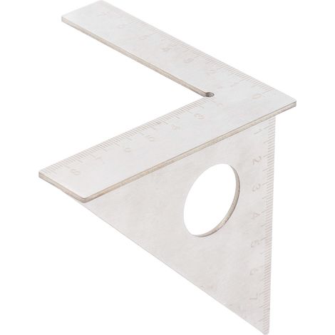 Équerre de menuisier, outil de mesure d'angle à 45° et 90° pour le travail du bois (1/5)