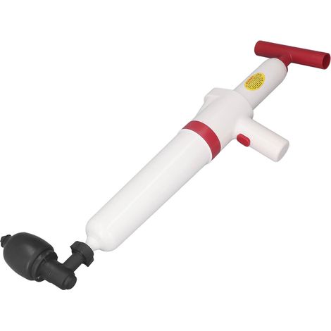 Déboucheur de toilettes à air comprimé puissant, équipement de débouchage manuel haute pression pour éviers, douches et canalisations (1/5)