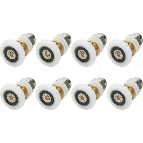 Lot de 8 rouleaux de rechange pour porte de douche 19 mm (1/5)