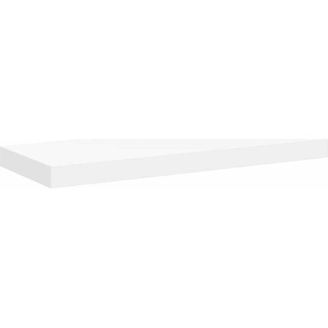 Maison Exclusive - Schweberegal Weiß 60x23,5x3,8 cm MDF