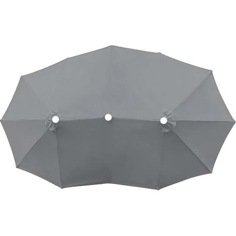 Outsunny Garden Parasol, Double Parasol, Outdoor Patio Parasol for Garden, Balcony and Pool (1/5)