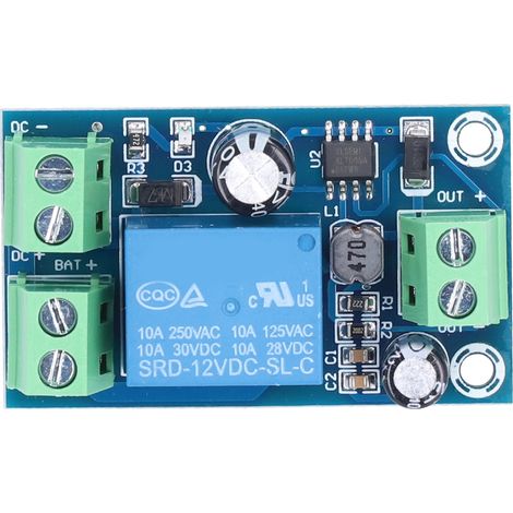 Module de contrôle de batterie, alimentation CC 12 V à 48 V, interrupteur d'urgence automatique, carte de protection contre les coupures de courant (1/5)