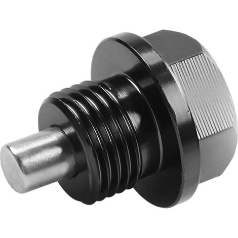 Ölwannenschraube, Diebstahlsichere Ablassschraube, Universelle eloxierte Metall-Magnet-Ölwannenmutter mit Ring, Diebstahlsichere Ablassschraube Universelle Ölwannenmutter (M14x1,5cm)