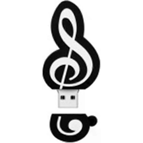 Clé USB 2.0 64 Go en forme de note de musique - MicroDrive U (1/5)
