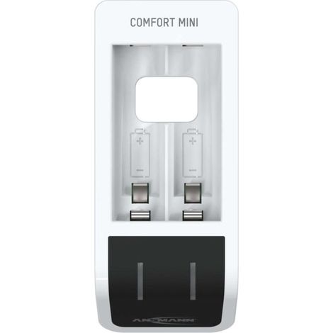 Ansmann Comfort Mini Caricabatterie universale NiMH Ministilo (AAA), Stilo (AA) (1/2)