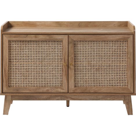 Credenza in rattan a 2 ante L110 cm - PALMO