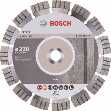 Disco diamantato PRO per taglio cemento, 230 x 22,23 mm