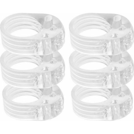 protection poignee porte - lot de 6 protège poignée porte transparents et protege mur pour poignée de fenêtre pour protéger contre les marques - (1/4)