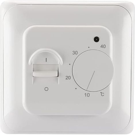 Ecleanfy - Thermostats non programmables Baomain Home, contrôleur manuel de température pour chauffage au sol 110-120 V CA 16 A 4 fils (degrés Celsius °C) (1/5)