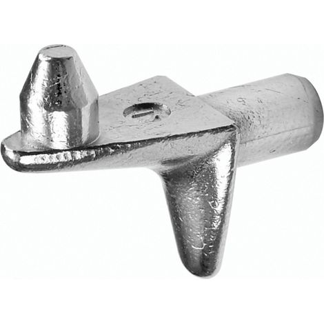 Steckbodenträger Winkel 3, Bohr ø 5 mm, Zink vernickelt (1/3)